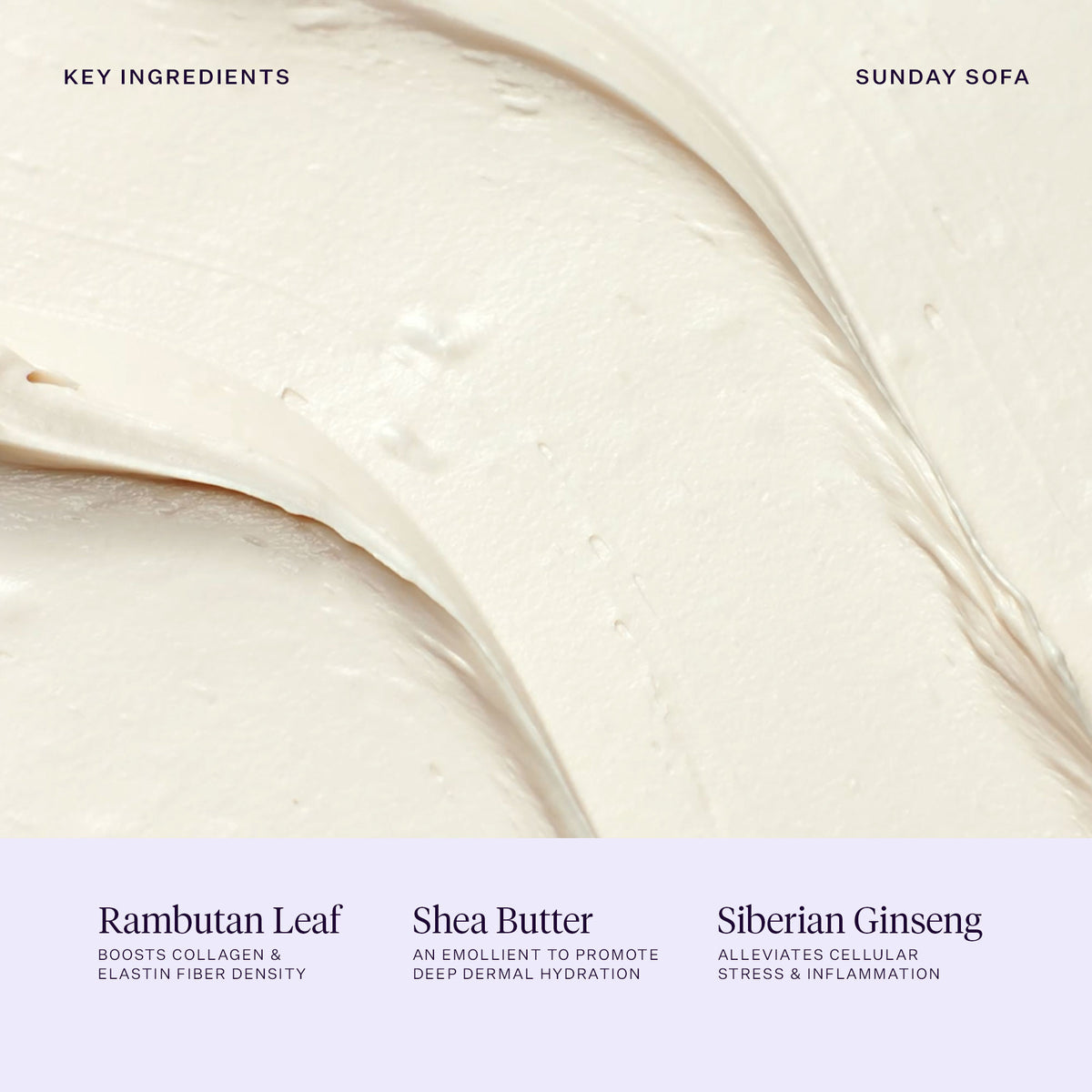 Sunday Sofa Body Butter key ingredients