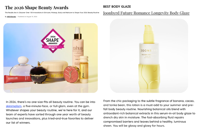 The 2026 Shape Beauty Awards