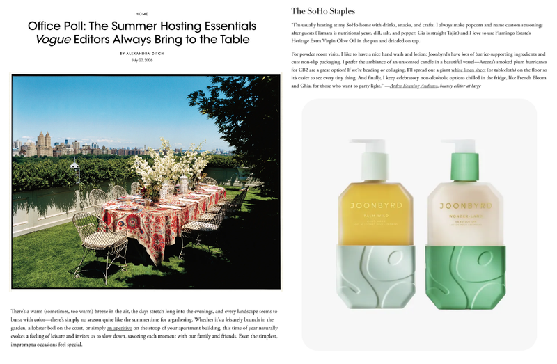 Office Poll: The Summer Hosting Essentials Vogue Editors Always Bring to the Table