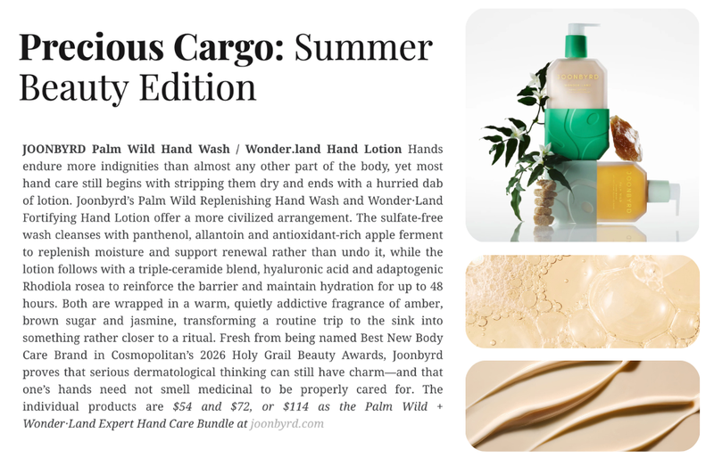 Precious Cargo: Summer Beauty Edition