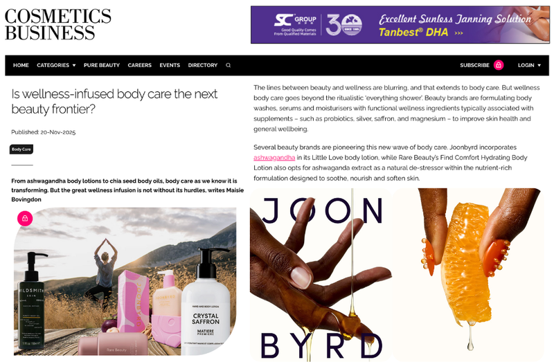 Is Wellness-Infused Body Care The Next Beauty Frontier?