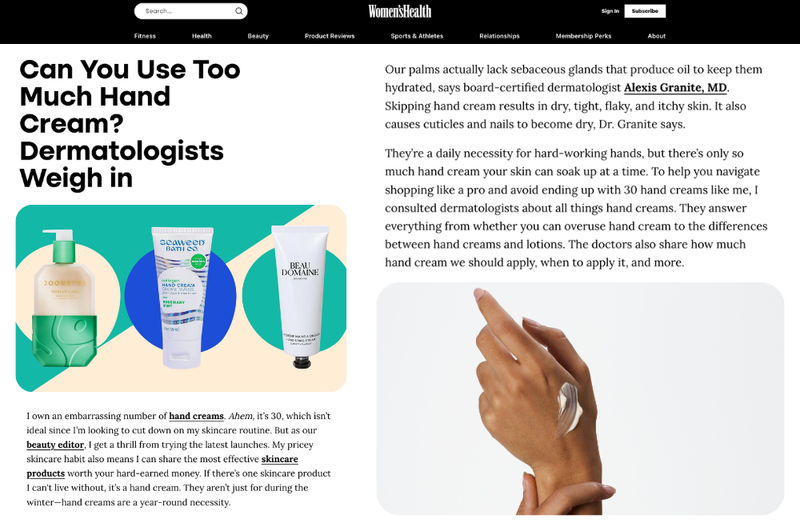 Can You Use Too Much Hand Cream? Dermatologists Weigh in