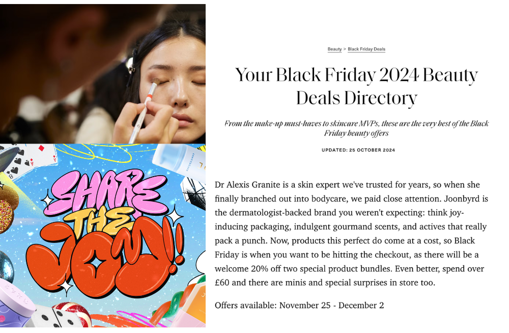 Your Black Friday 2024 Beauty Deals Directory
