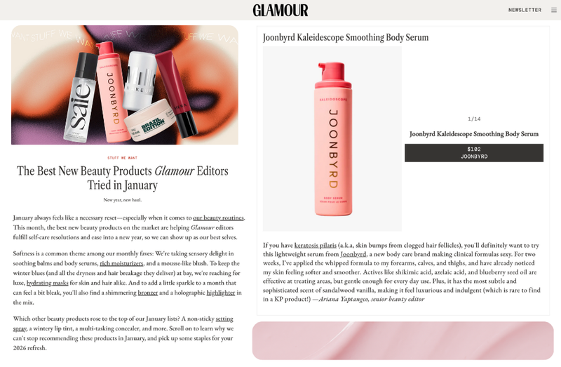 The Best New Beauty Products Glamour Editors Tried in January