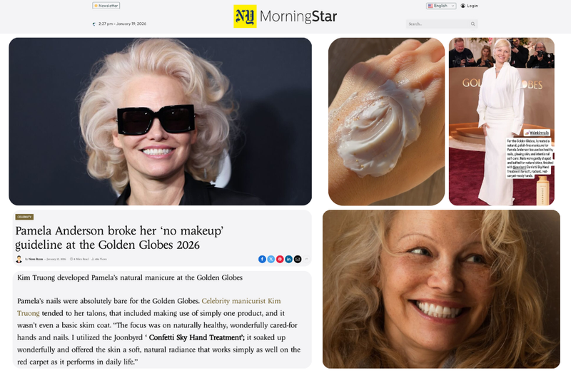 Pamela Anderson broke her ‘no makeup’ guideline at the Golden Globes 2026