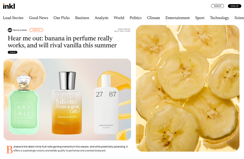 Hear Me Out: Banana In Perfume Really Works, And Will Rival Vanilla This Summer