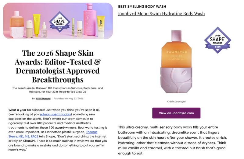 he 2026 Shape Skin Awards: Editor-Tested & Dermatologist Approved Breakthroughs