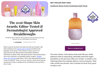 The 2026 Shape Skin Awards: Editor-Tested & Dermatologist Approved Breakthroughs