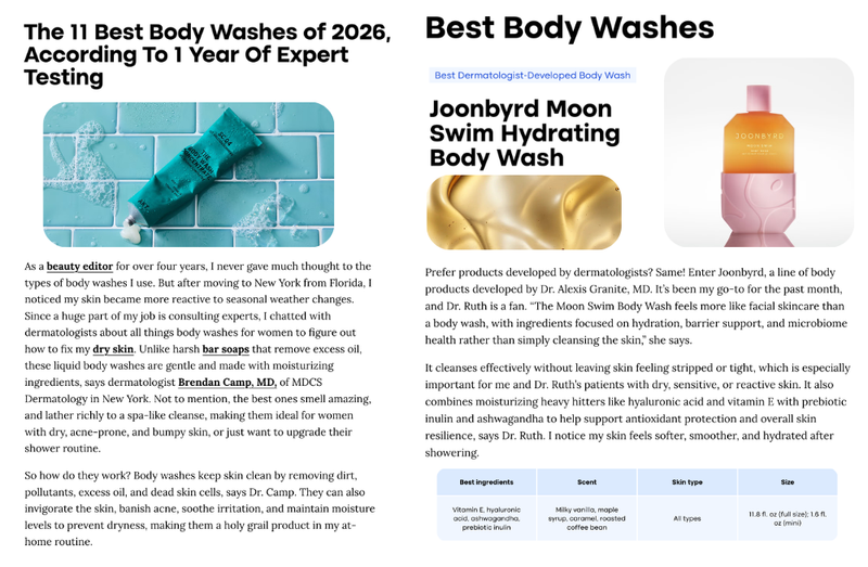 The 11 Best Body Washes of 2026, According To 1 Year Of Expert Testing