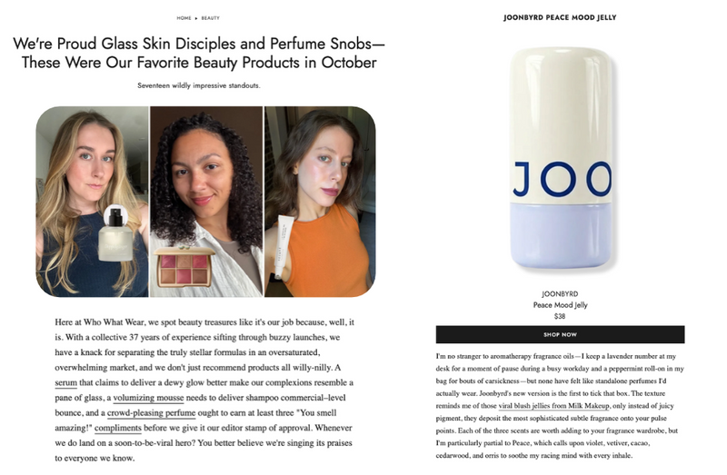 We're Proud Glass Skin Disciples and Perfume Snobs—These Were Our Favorite Beauty Products in October