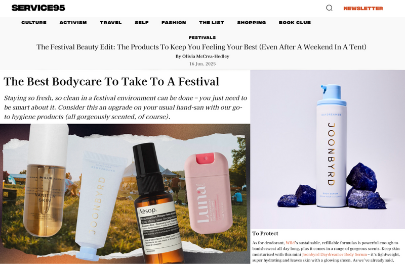The Festival Beauty Edit: The Products To Keep You Feeling Your Best (Even After A Weekend In A Tent)