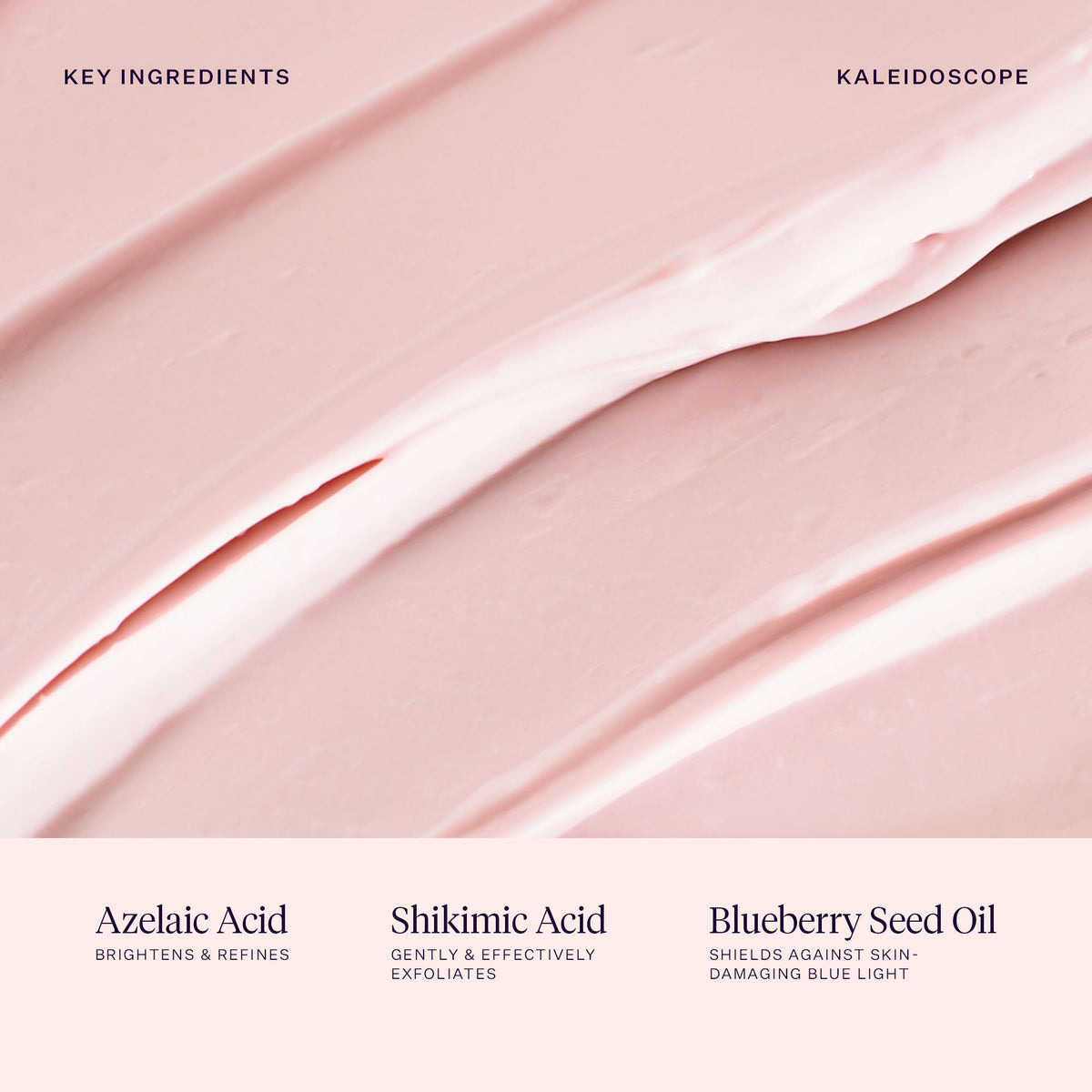 Kaleidoscope Firming Body Serum Key Ingredients