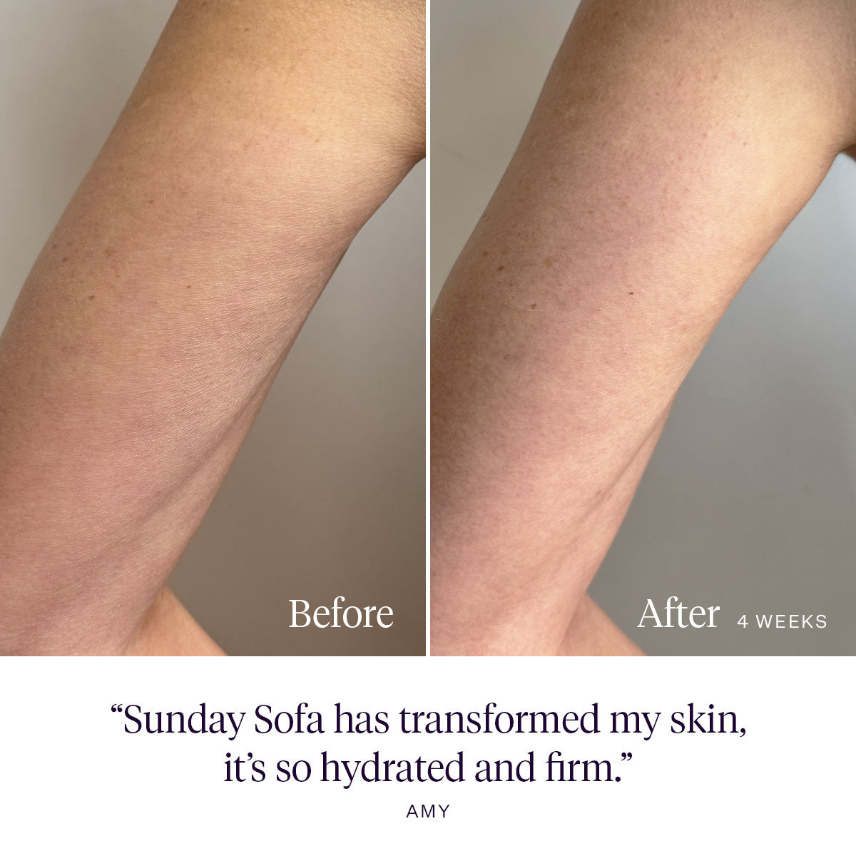 Sunday Sofa Body Butter Refill before and after